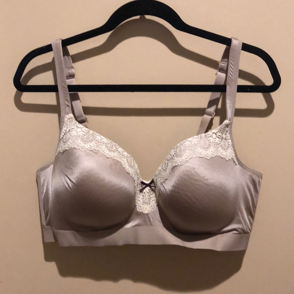 Tan colored bra